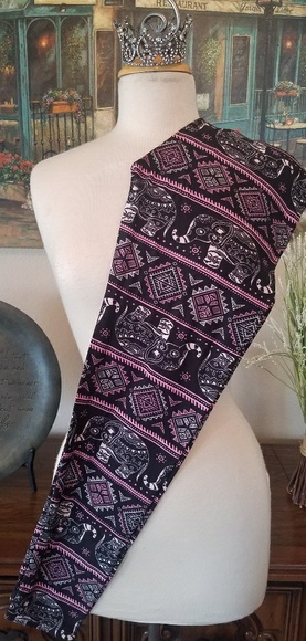 Elephants leggings - Picture 1 of 3